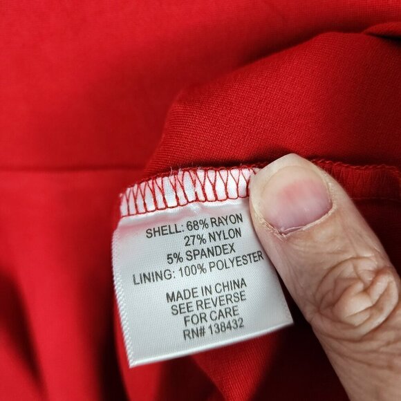 Modcloth Scalloped Edge Off The Shoulder Fit & Flare Dress M - Picture 4 of 7